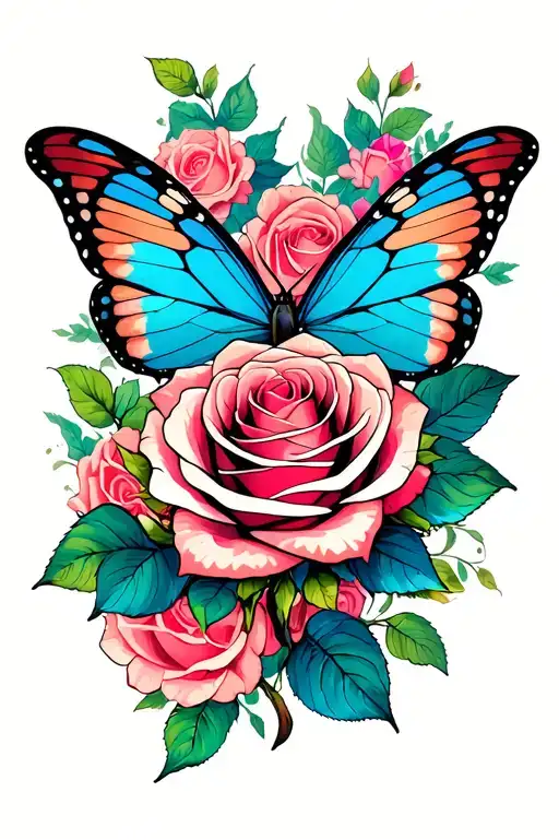 Rose Butterfly