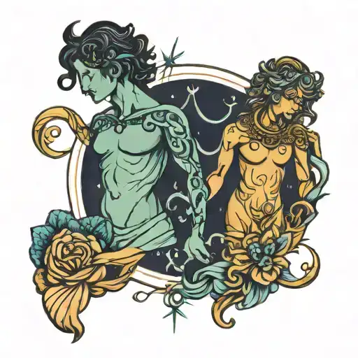 Signo Libra Zodiac Son Holding Hands