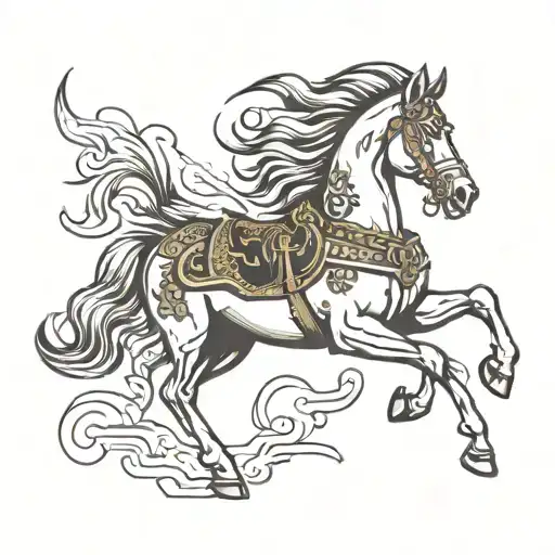 Roman Empire Horse Running