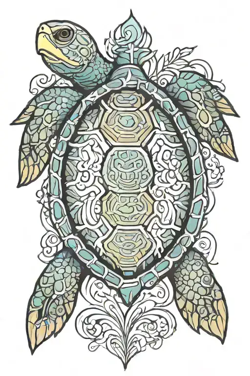Beautiful Unique Turtle