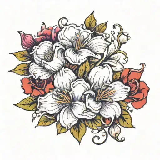 Birth Flowers Intertwined