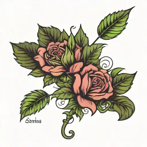 Ignorance Is Bliss On Forearm With Aries Symbol Cannabis Leaves