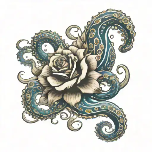 Compas Rose And Octopus Wrapped Evenly