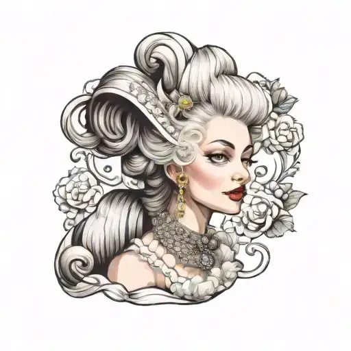 Portrait Of Marie Antoinette