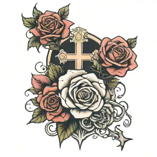 Rose And Cross Dayanna