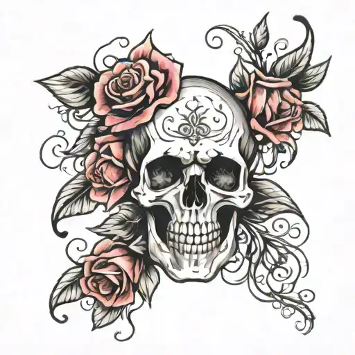 Skull And Roses