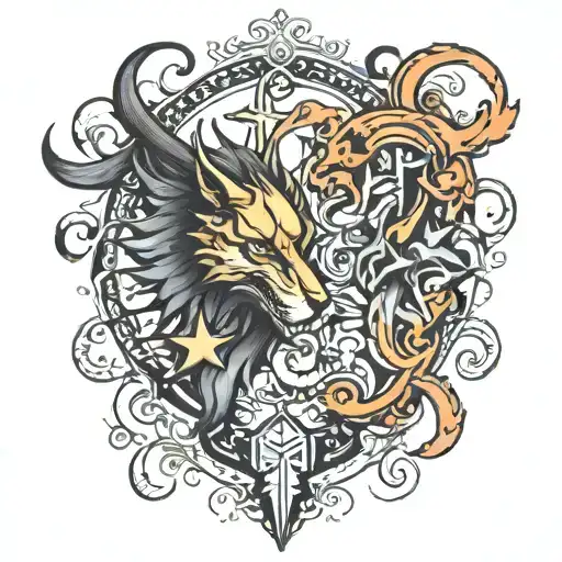 Tattoo Design For Two Male Best Friends It Needs To Be Brave And Powerfull And Creative