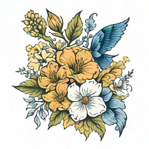 Birth Flowers - January And October