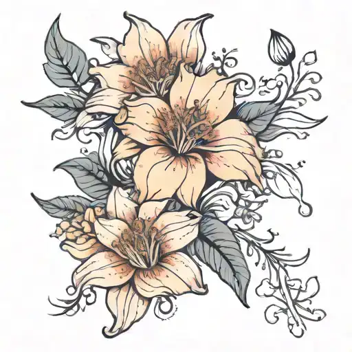 Rose Lily Marigold Cosmos