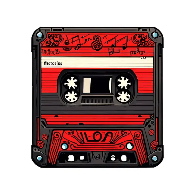 Cassette Tape With Music