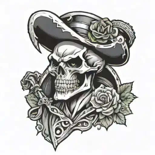 Las Vegas Raiders Skull Reaper Uper Arm Sleeve