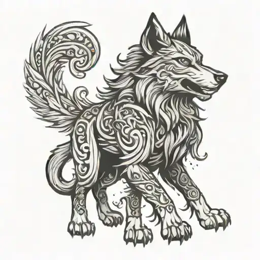 Fenrir Viking Norse Wolf