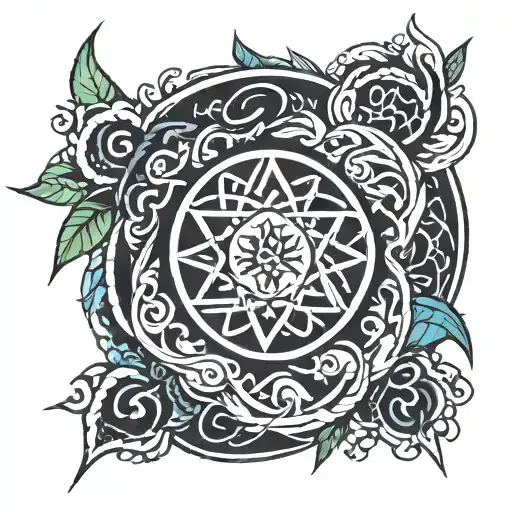 Kurdish Symbol Intertwined