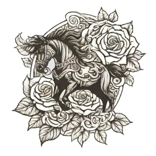 History Time Horse Rose Rome