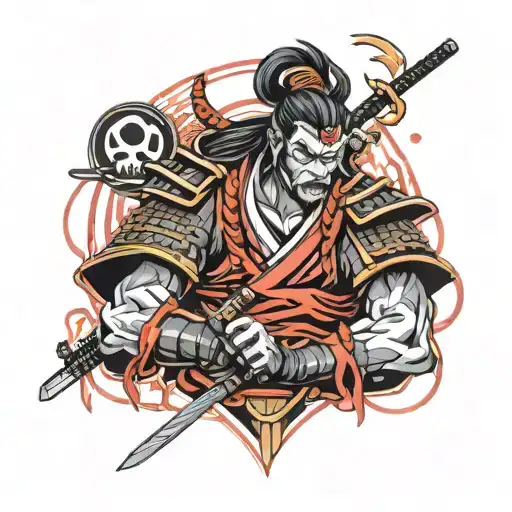 Samurai Warrior Cyberpunk