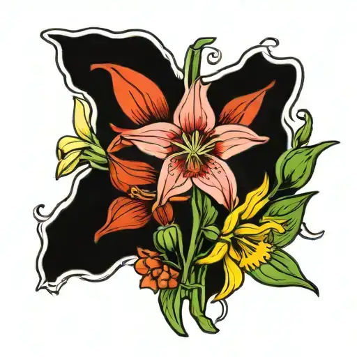 Daffodils Gladiolus Daisy Holly