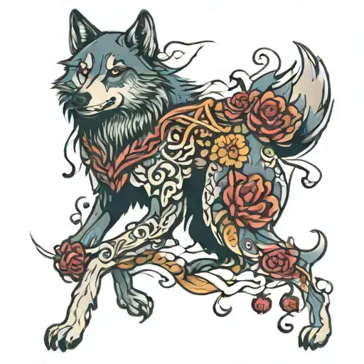 Tattoo Wolf