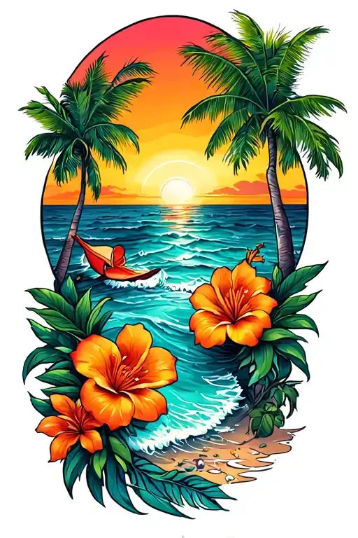 Fl With A Beach In The Middle