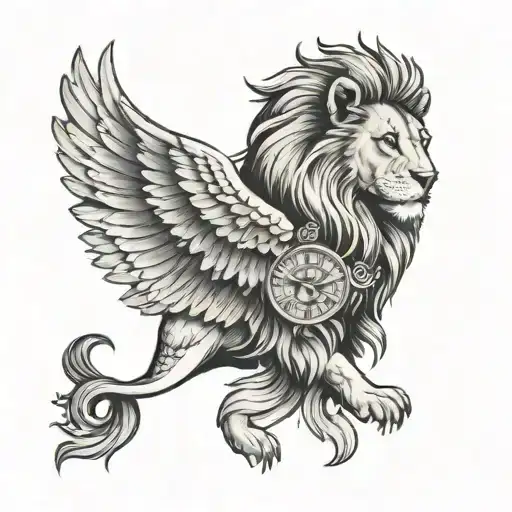 Lion Watch Angel Wing