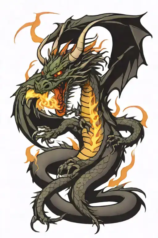 Dragon Breathing Fire