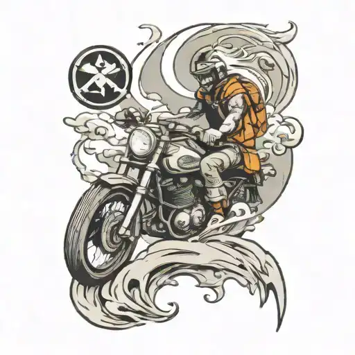 Motorcycle Camping Bouldering