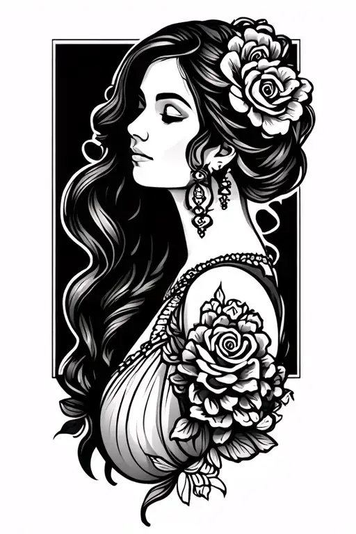 Profile Traditional Lady