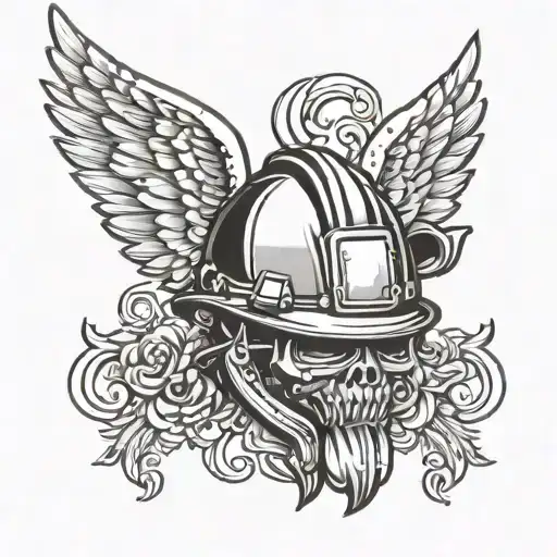 Angel Wings With A Hard Hat