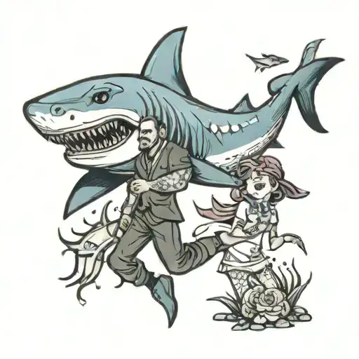 Shark And I'm Walking Next To You