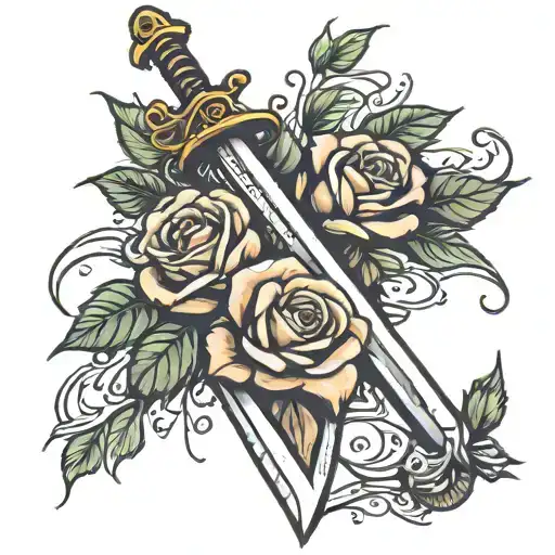 Sword And Roses