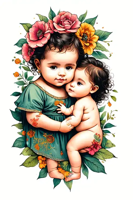 Baby Holding Mother Hand Holding