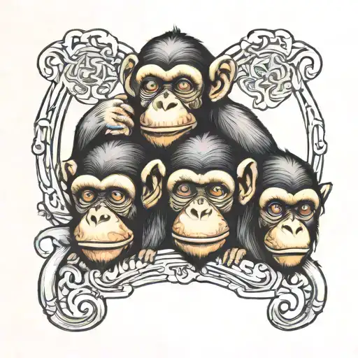 Hear No Evil See No Evil Speak No Evil Monkeys
