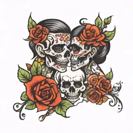 Matchy Tattoo For Crazy Couple