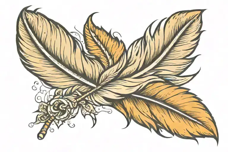 Fore Arm Feather Feather Feather