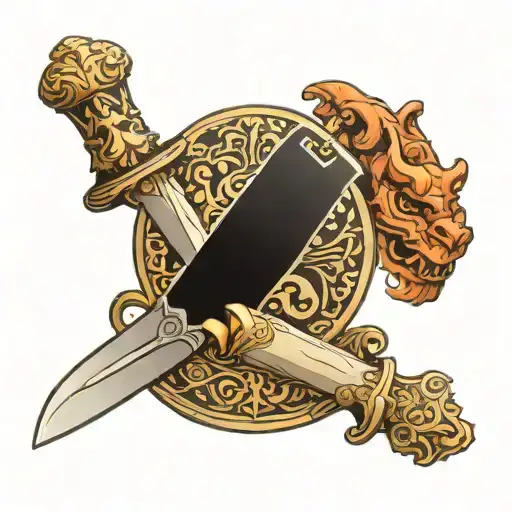 Knife Chess Piece Featuring