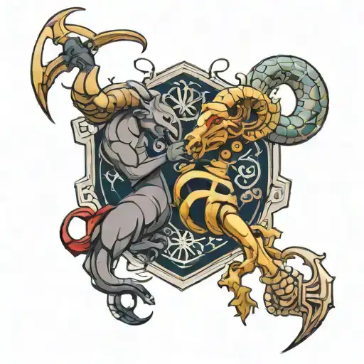 Aries And Scorpio Locked In Battle