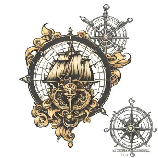 Ship Pirate Compass