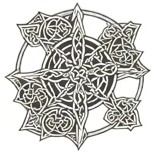 Celtic Cross Pentangle
