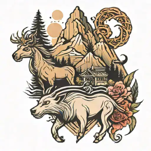 Family Trip Mountain