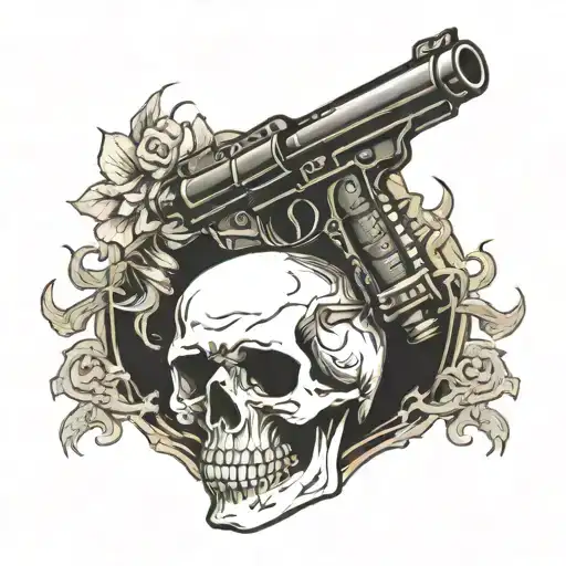 One Skeleton Solder A Have Gun