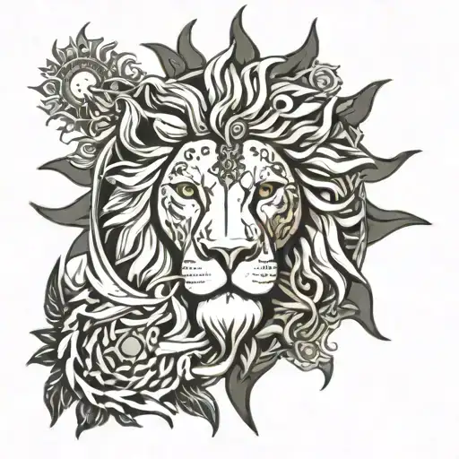Sun And Lion