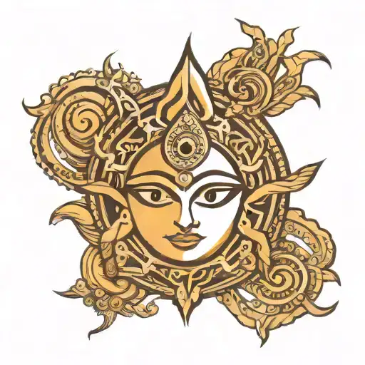 Hindu Aum Shiva Third Eye