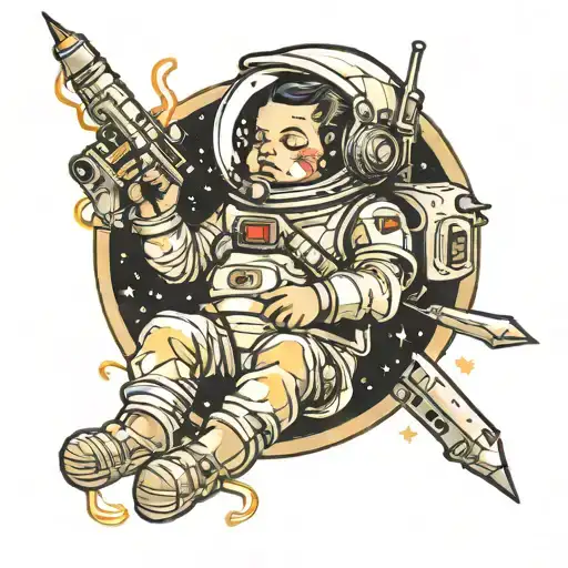 Space Cadet Baby Smoking