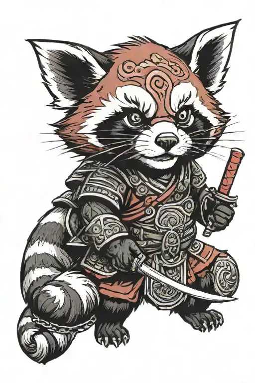 Red Panda Samurai