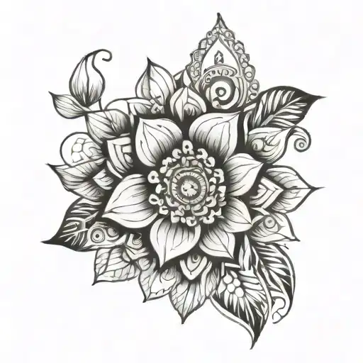 Mandala Floral Design