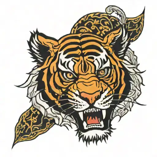 Kenzo Tiger Head