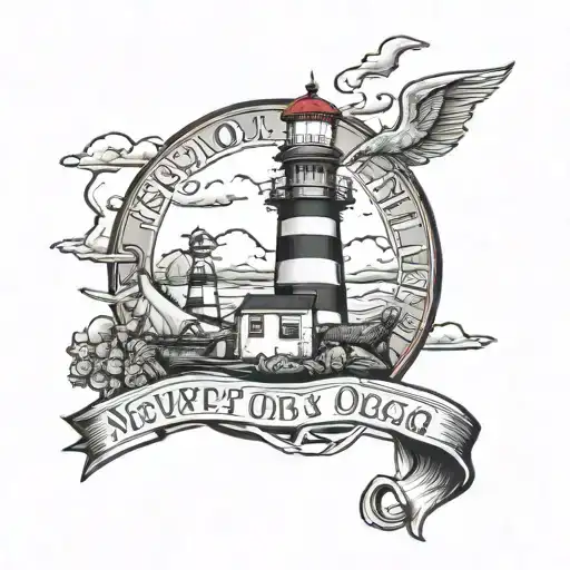 Newport Oregon Lighthouse And Twin Brother Bond