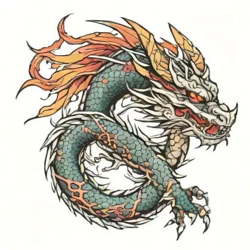 A Dragon Going Truth The Skin