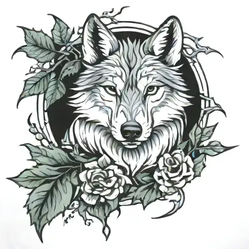 Wolf And Thorny Thickets