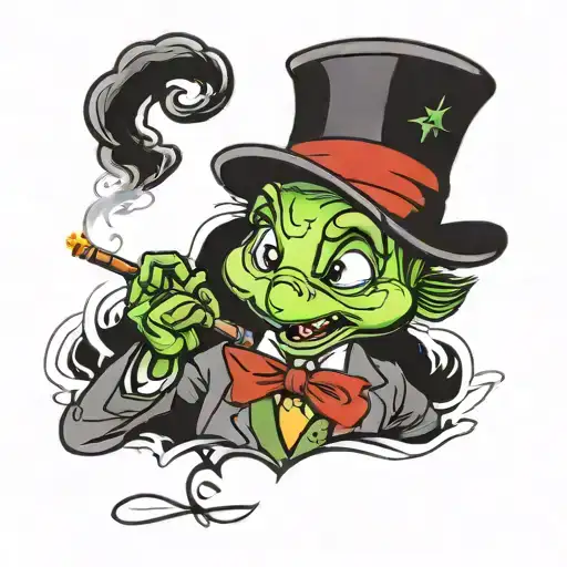 Jiminy Cricket Smoking Weed