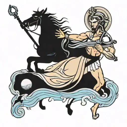 Water Bearer And Sagitarius